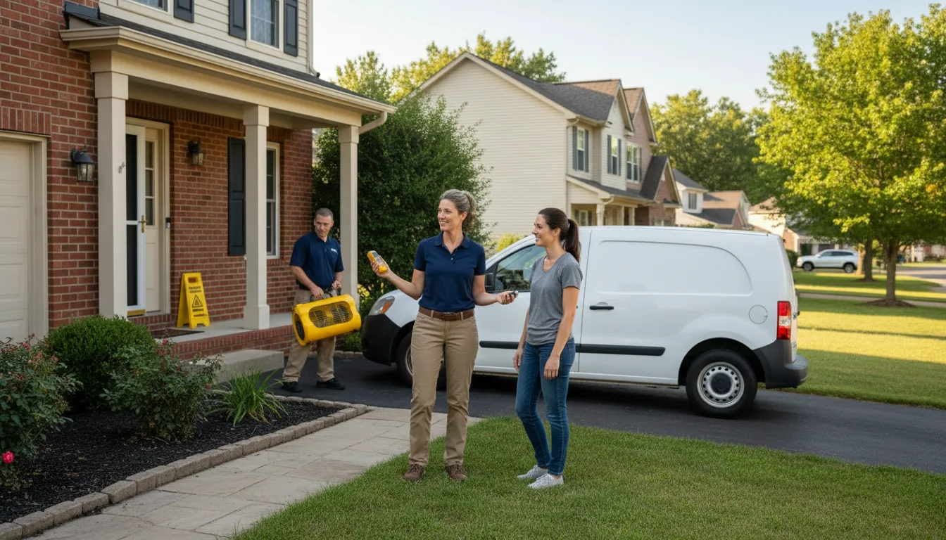 Residential water damage restoration in Helena, MT